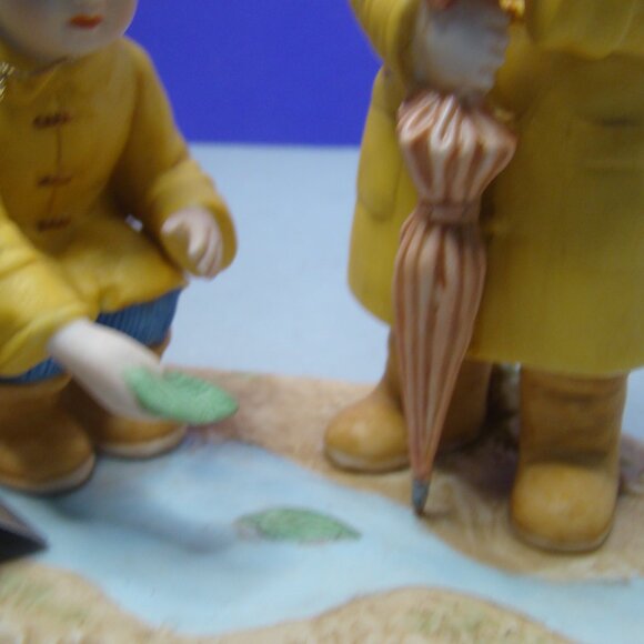 Home Interiors Denim Days Puddle Jumpers Figurine 1999 #88013-99 - Picture 4 of 16